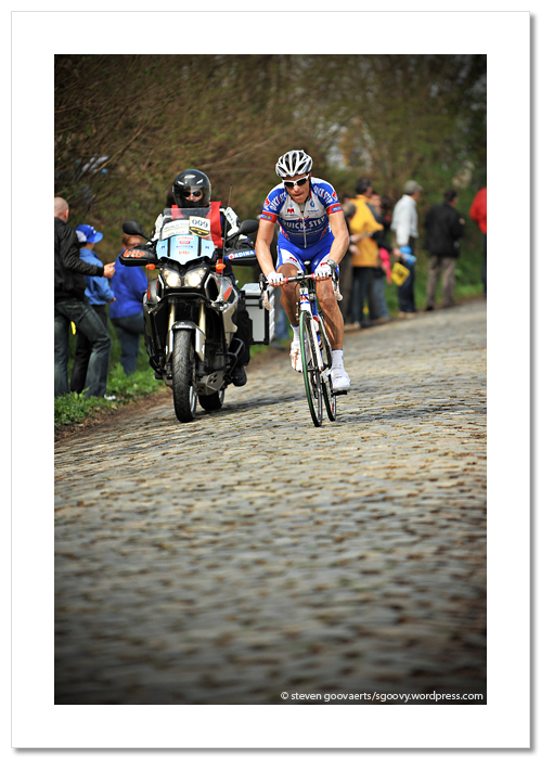 Ronde van Vlaanderen 2011, Oude Kwaremont, Sylvain Chavanel